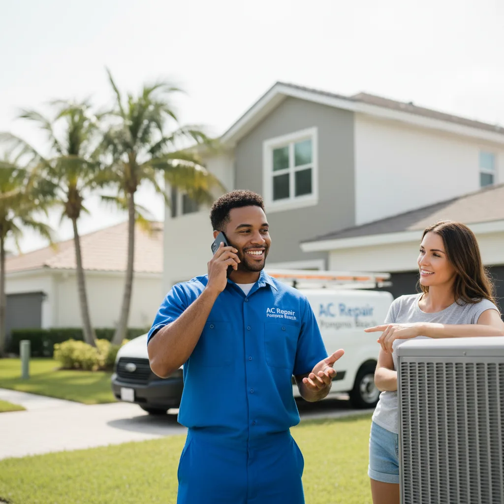 AC Repair Pompano Beach customer support in Alexis